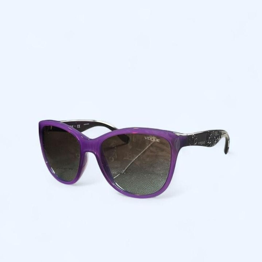 Brand New Vogue Women's Purple Oversized Round Cat Eye Sunglasses